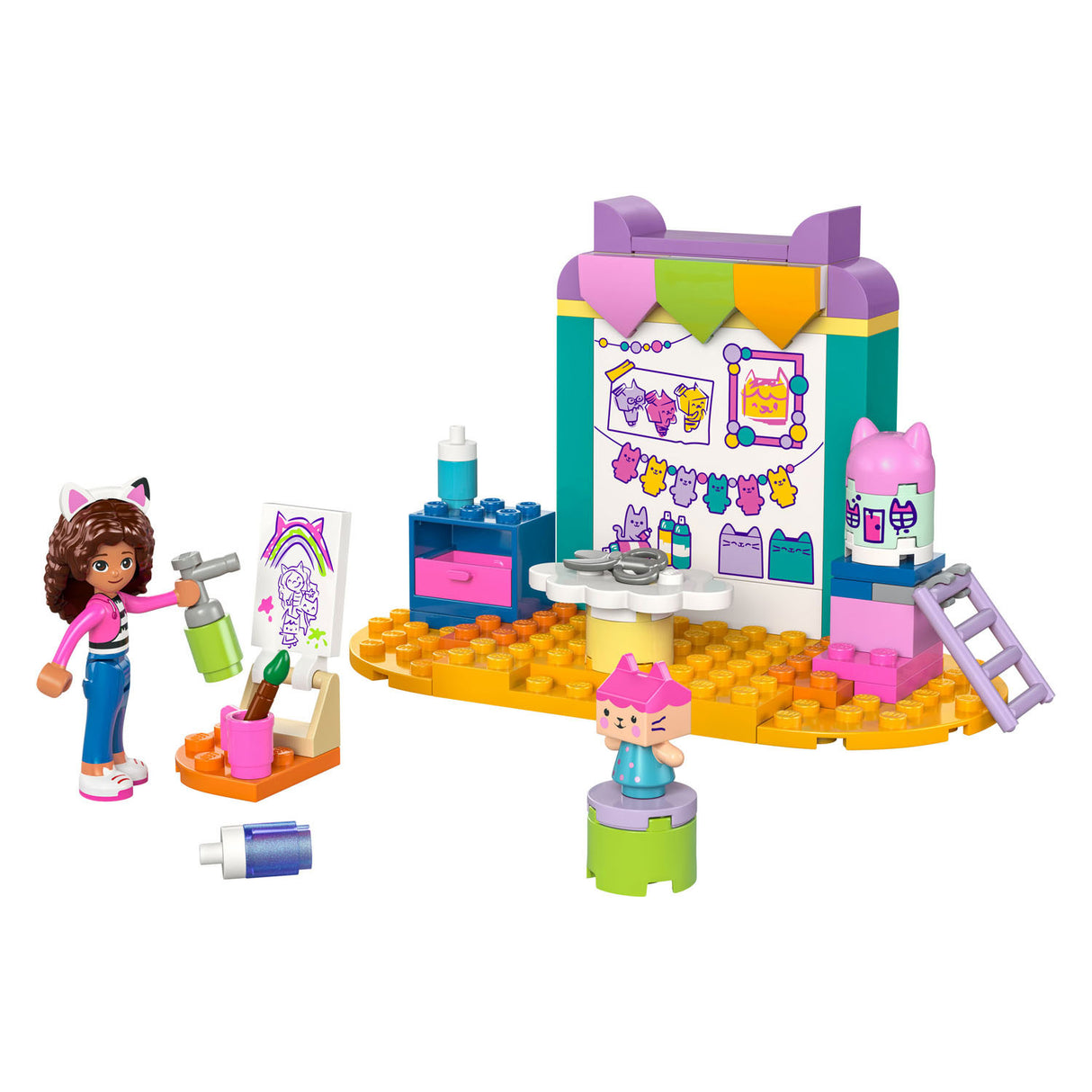 Lego lego gabby's poppenhuis 10795 knutselen met babykitty