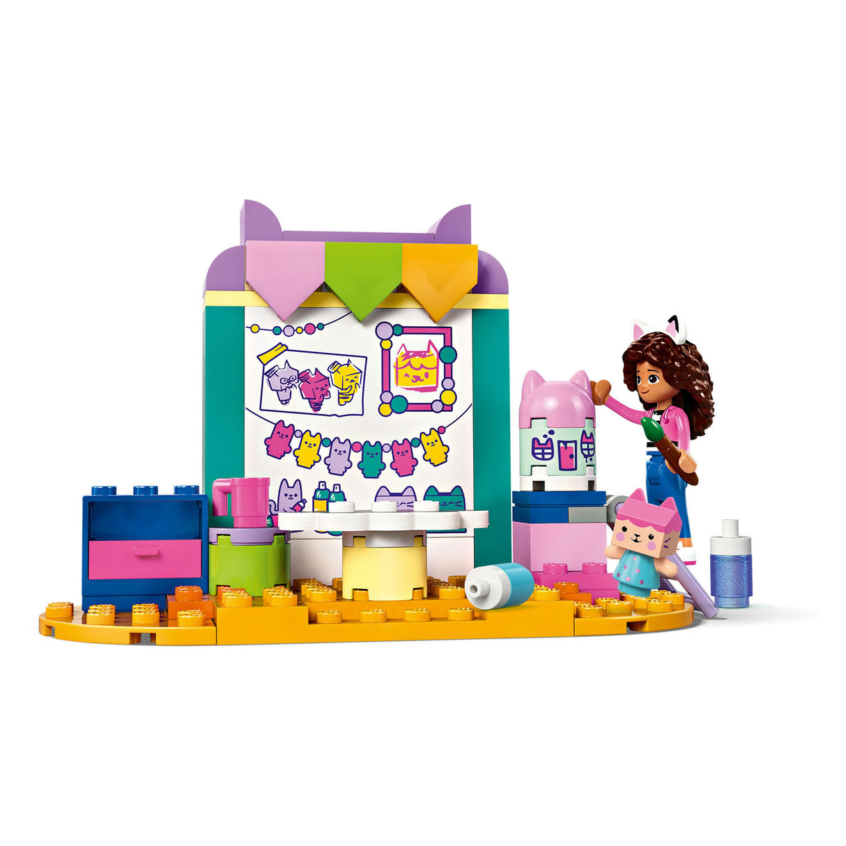 Lego lego gabby's poppenhuis 10795 knutselen met babykitty