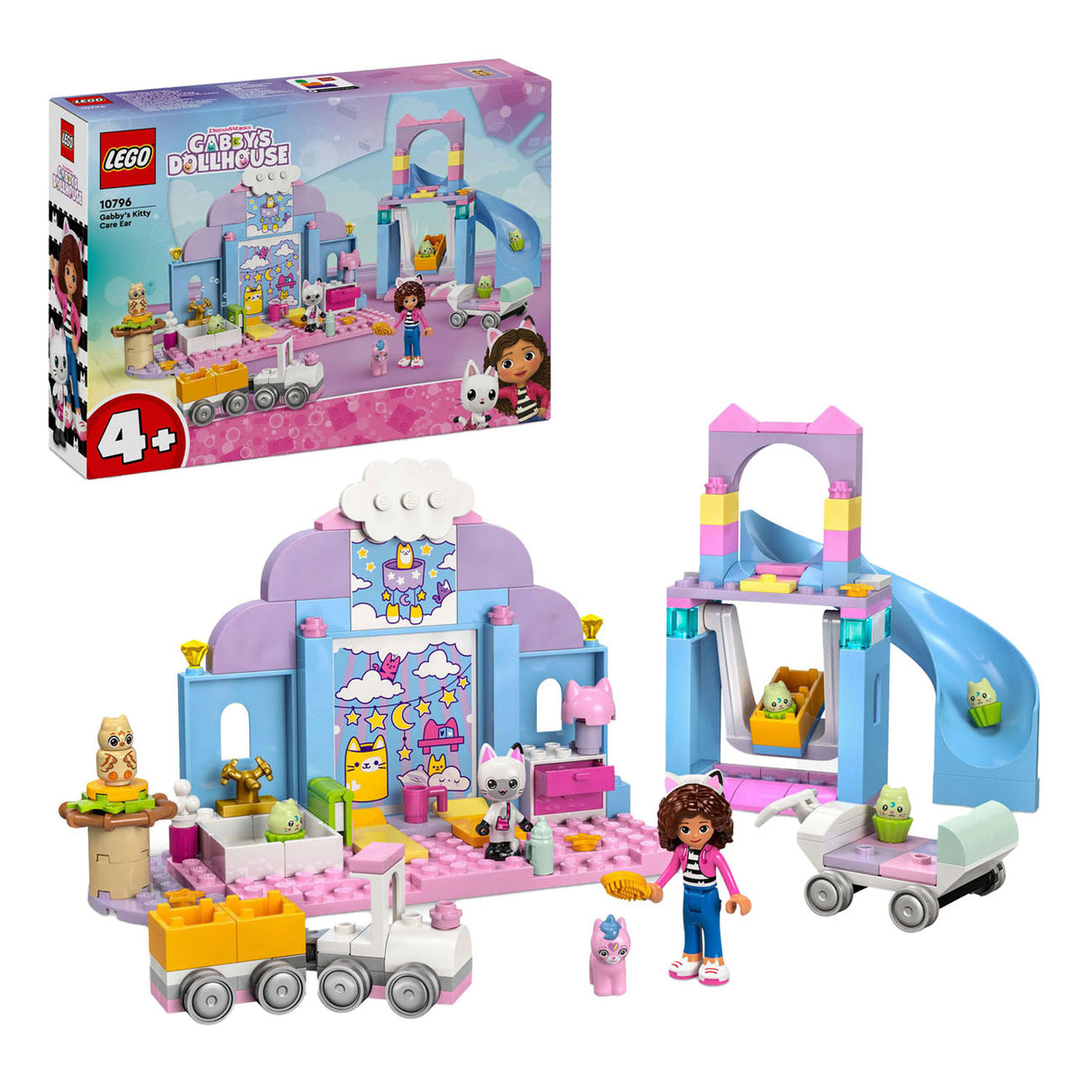 Lego Lego Gabbys Dollhouse 10796 Gabby's Kittendagverblijf