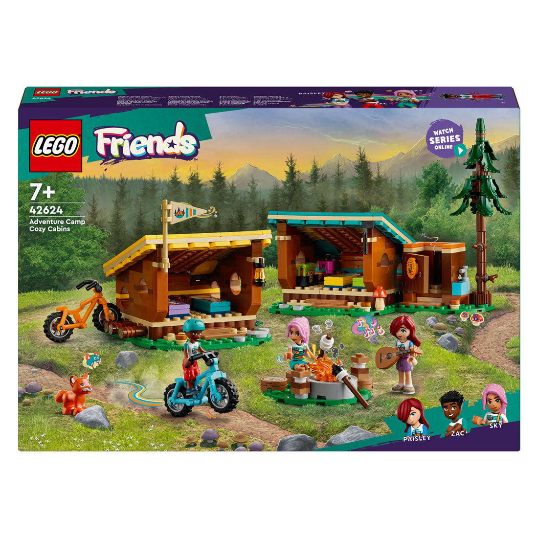 LEGO LEGO Amigos 42624 Campamento de aventuras Cozy Buthutten