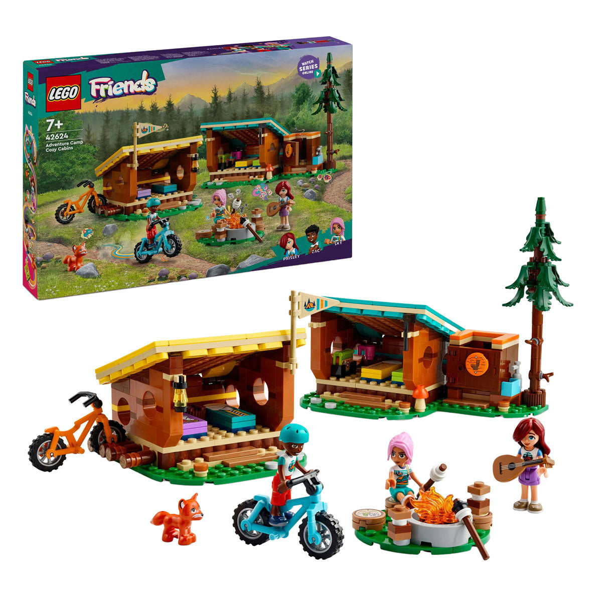 LEGO LEGO Amigos 42624 Campamento de aventuras Cozy Buthutten