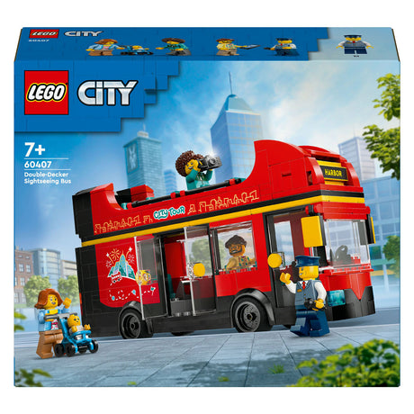 Bus touristique rouge à deux étages Lego City - 60407