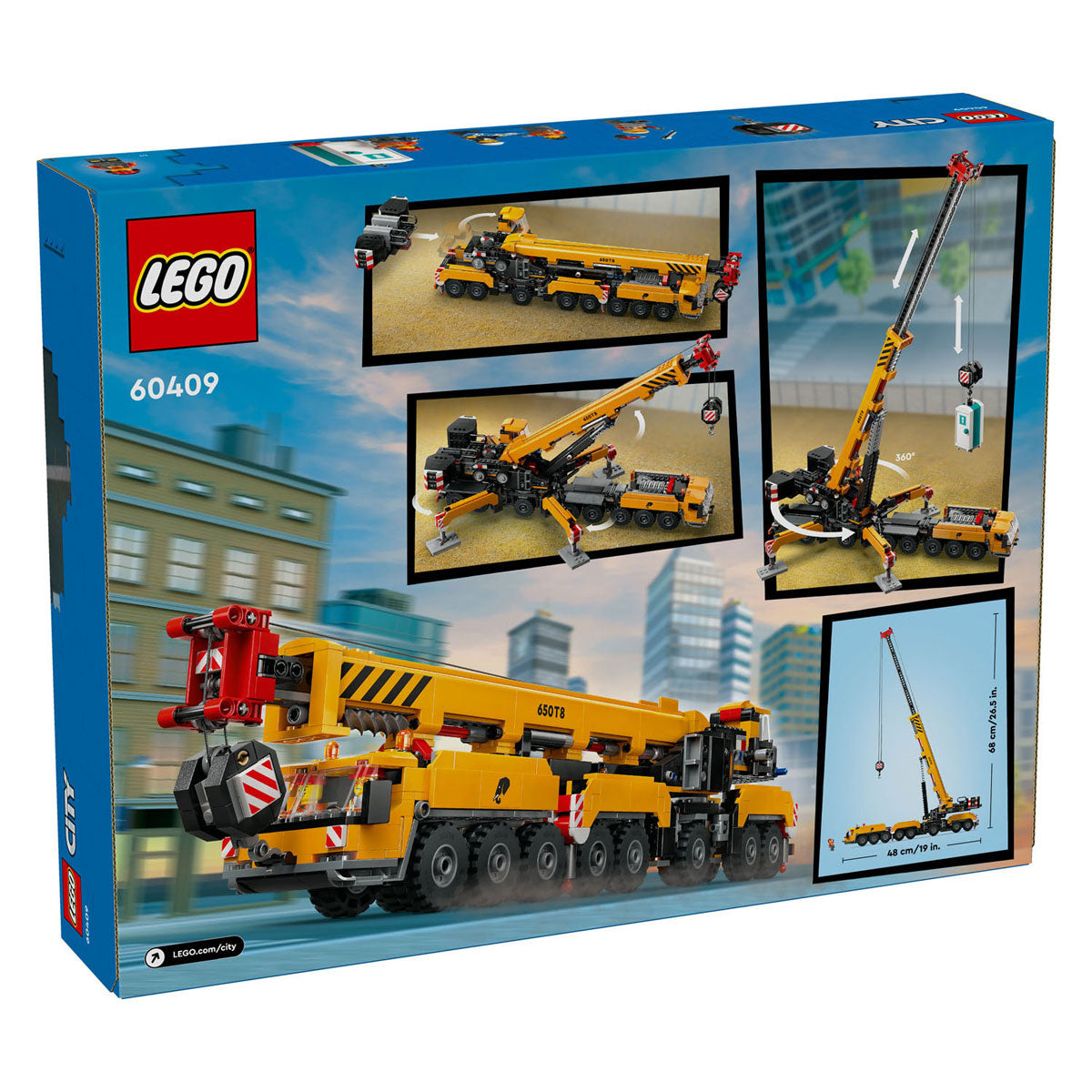 LEGO LEGO CITY 60409 Yellow mobile construction crane