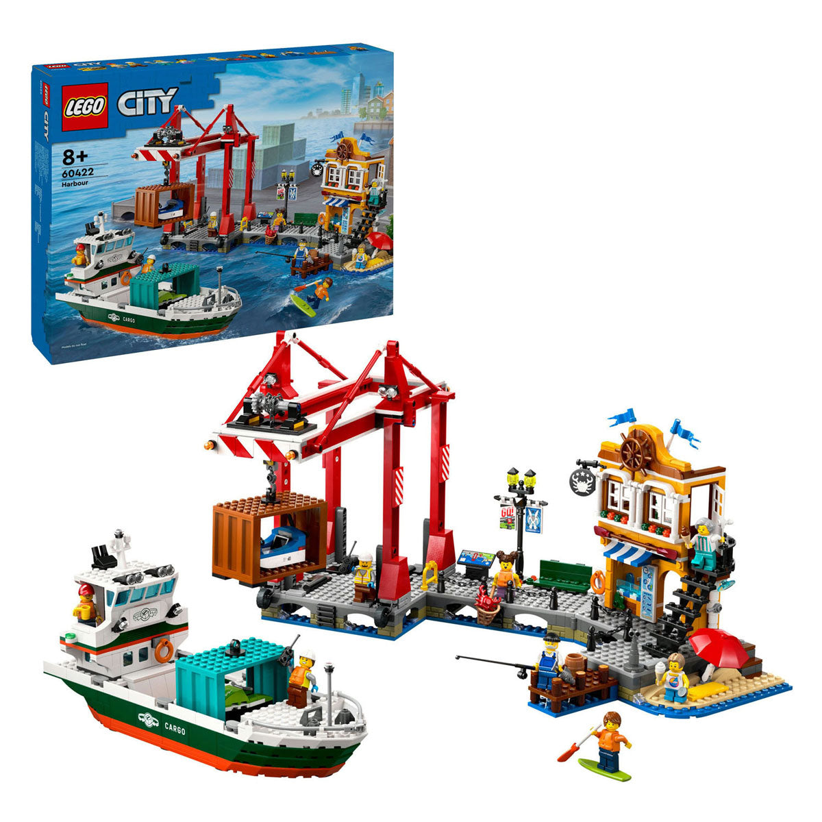 Lego Lego City 60422 Port ze statkiem towarowym