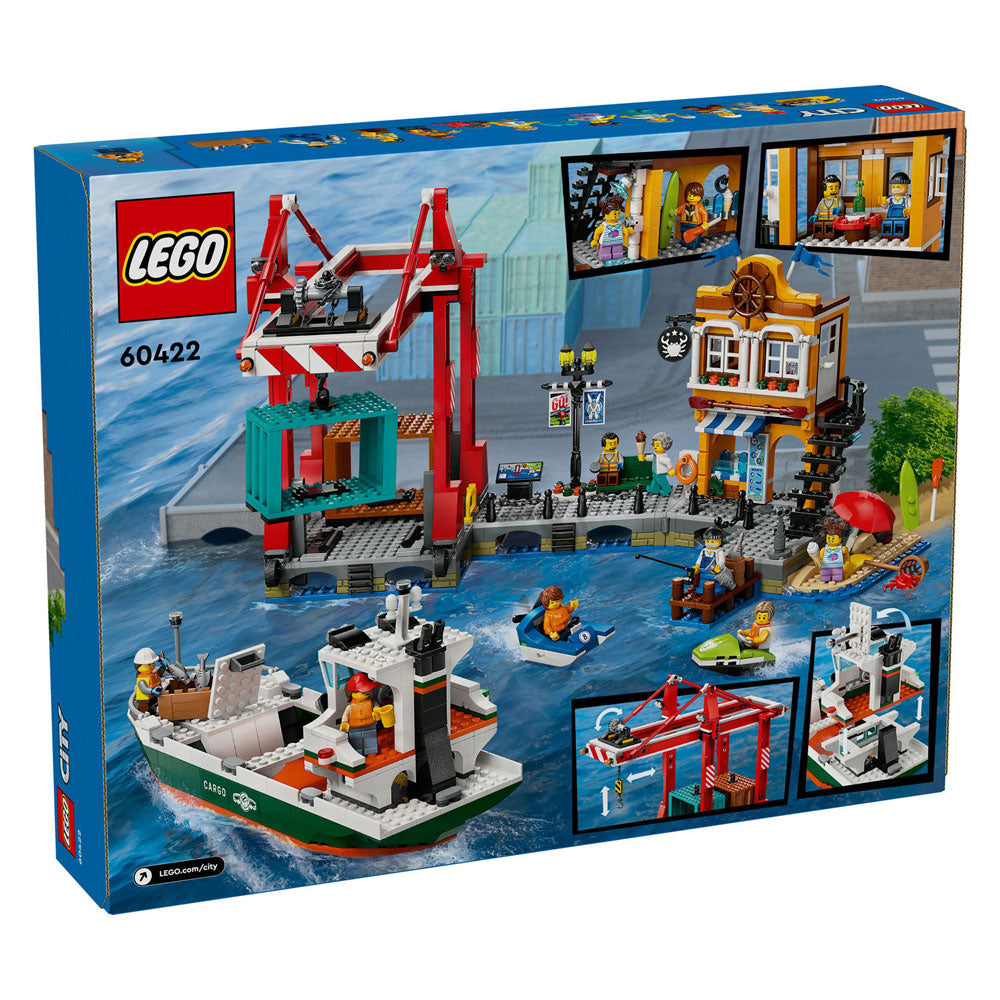 Lego City 60422 Haven avec cargo navire