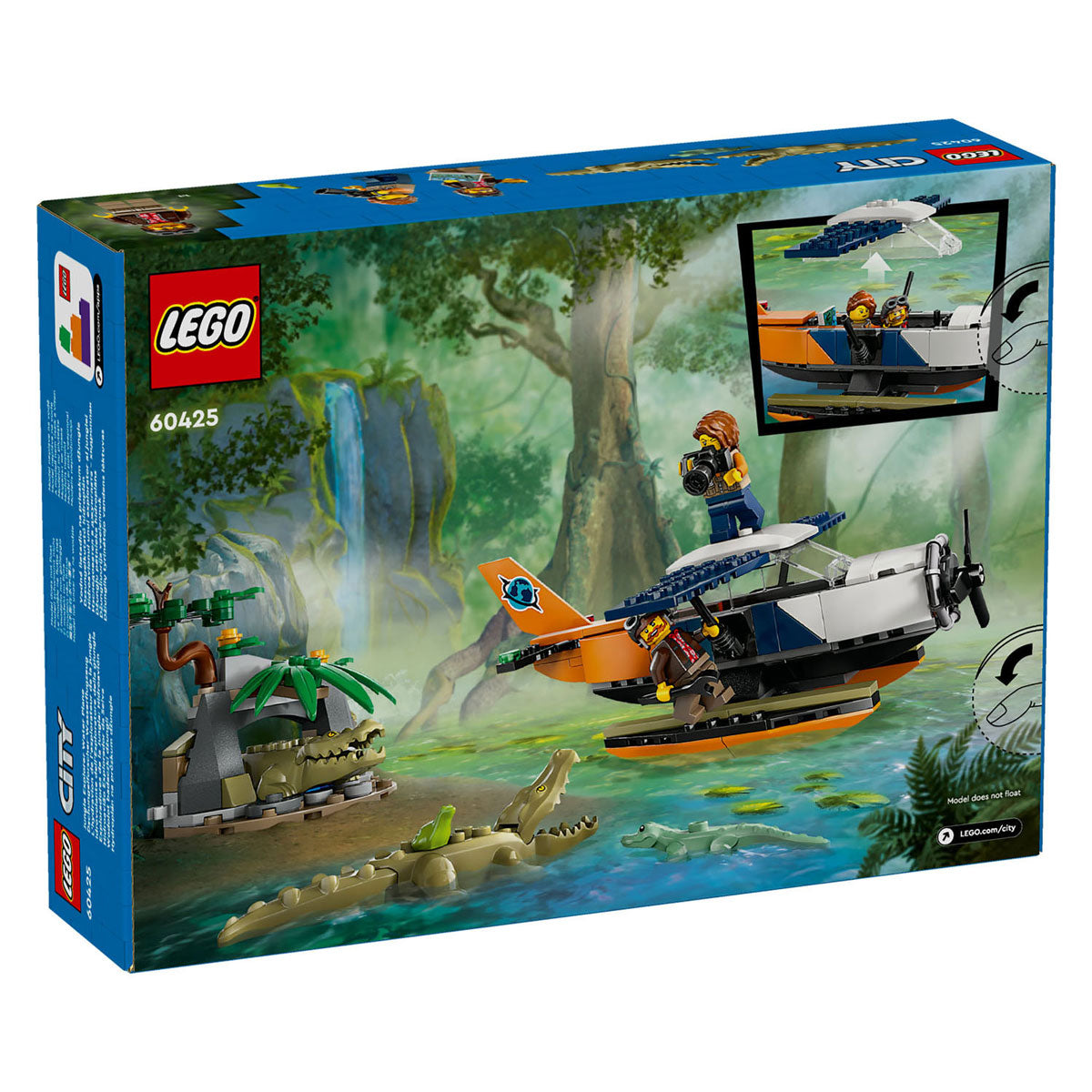 Lego Lego City 60425 Jungle Fuerscher: Seaplane