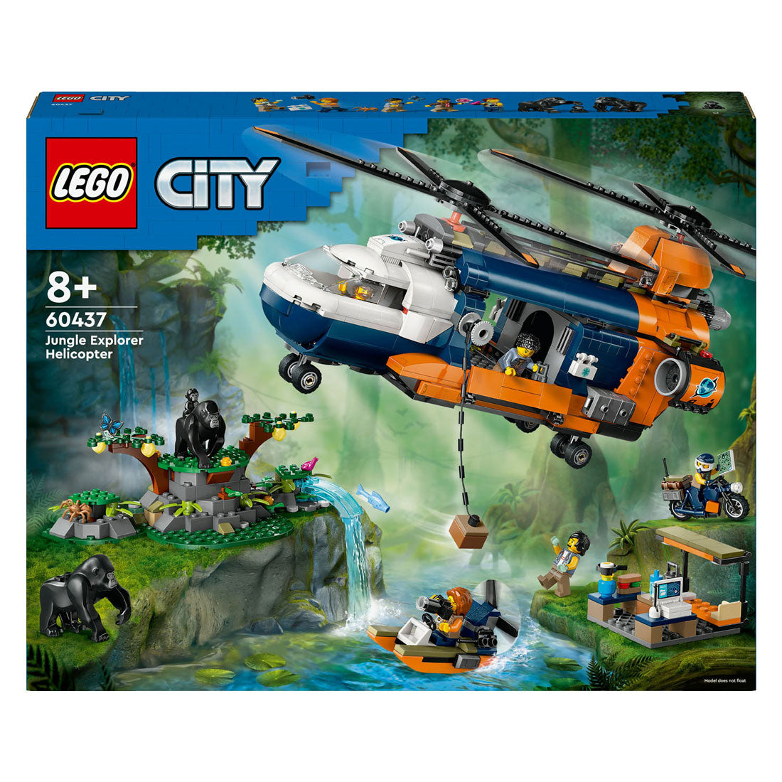 Lego Lego City 60437 Dschungelforscher: Hubschrauber an der Basis