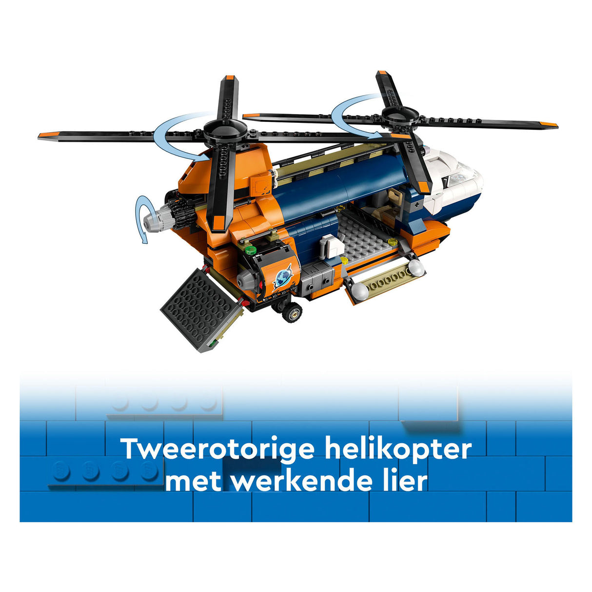 Lego Lego City 60437 Raziskovalci džungle: helikopter na dnu