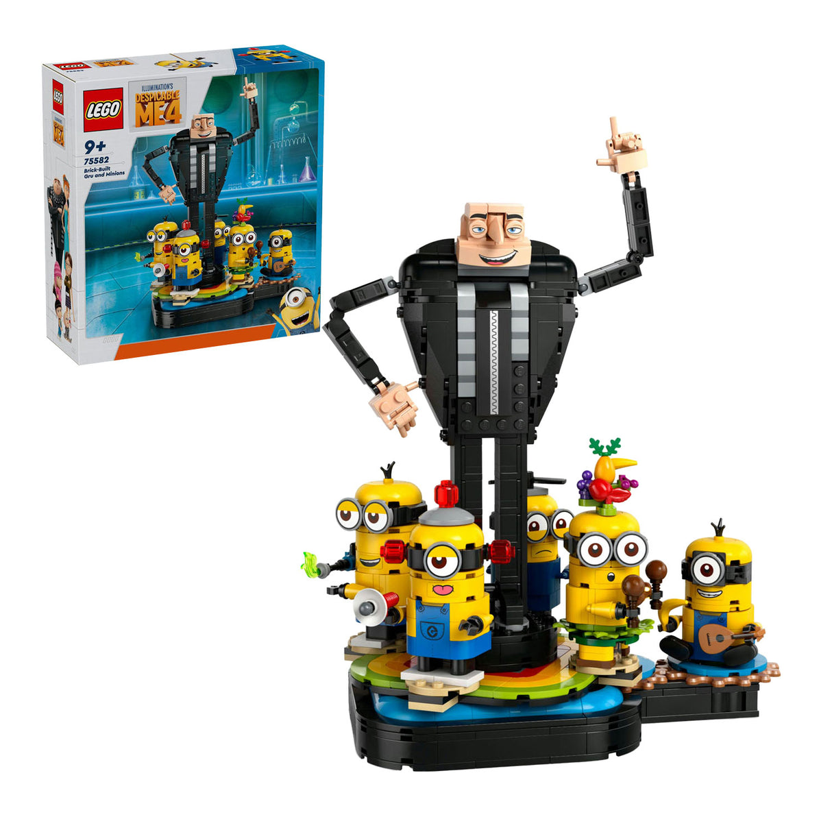 Lego Lego Despicable Me 75582 Budowne Gru i stwory