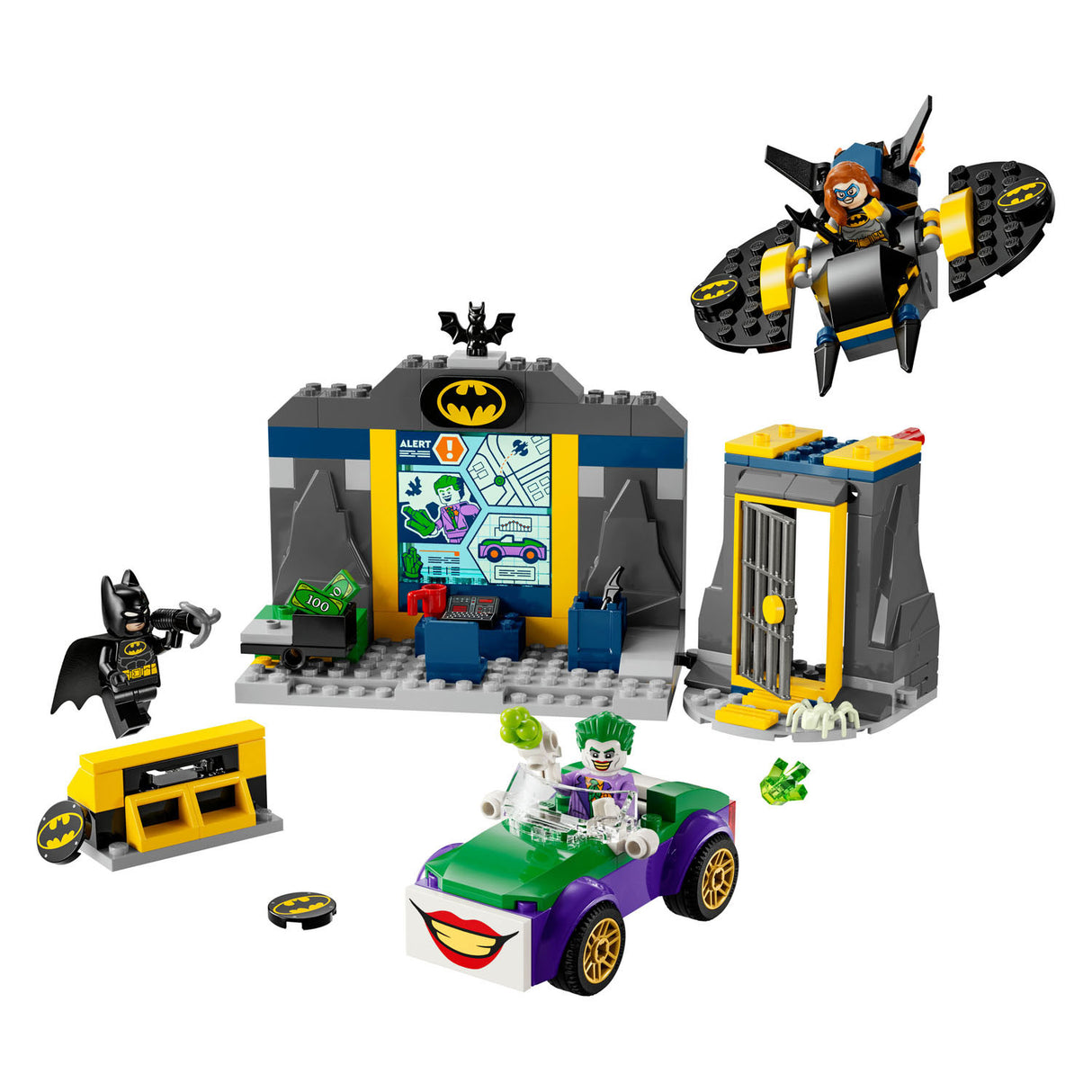 Lego Lego Super Heroes 76272 de Batcave mit Batman, Batgirl und dem Joker