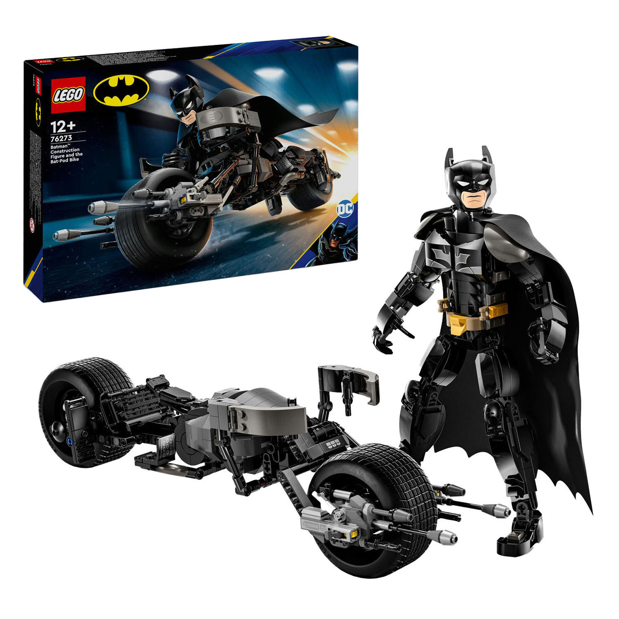 Lego Super Heroes 76273 Batman Building Figure et le moteur de pod Bat