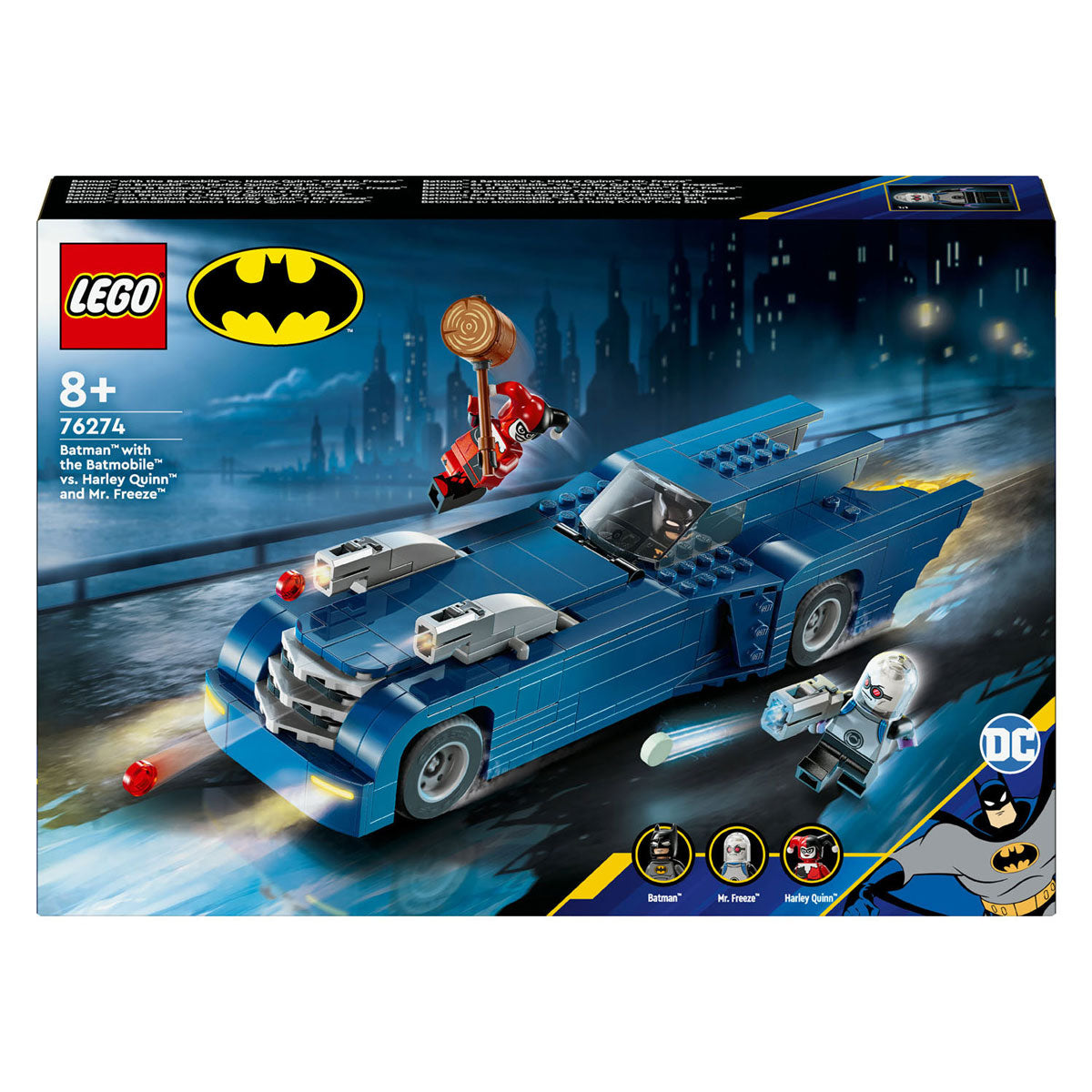 Lego Lego Super Heroes 76274 Batmanmet de Batmobile vs. Harley Quin e Mr. Freeze