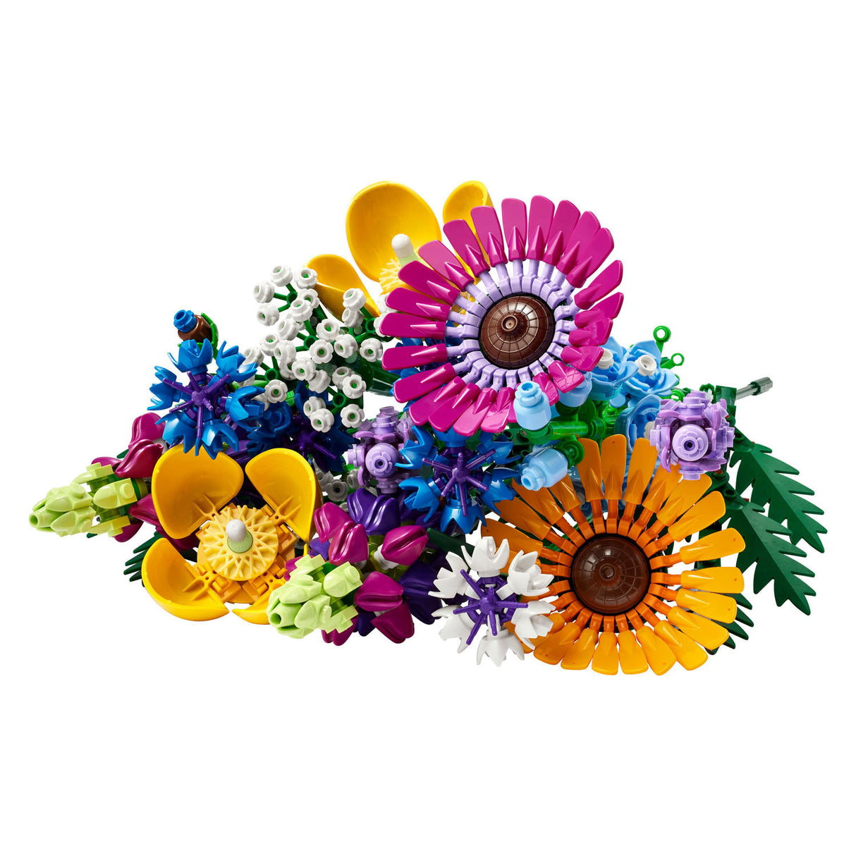 Ensemble de construction de bouquet de fleurs sauvages icônes Lego pour adultes, collection botanique - 10313