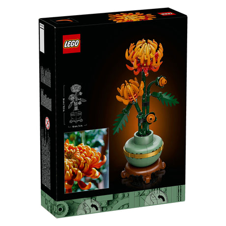 Lego icônes chrysanthème - collection botanique - 10368