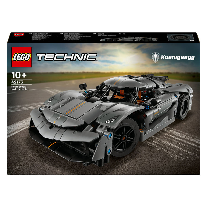 Lego technic 42173 koenigsegg jesko absolut grijze hypercar