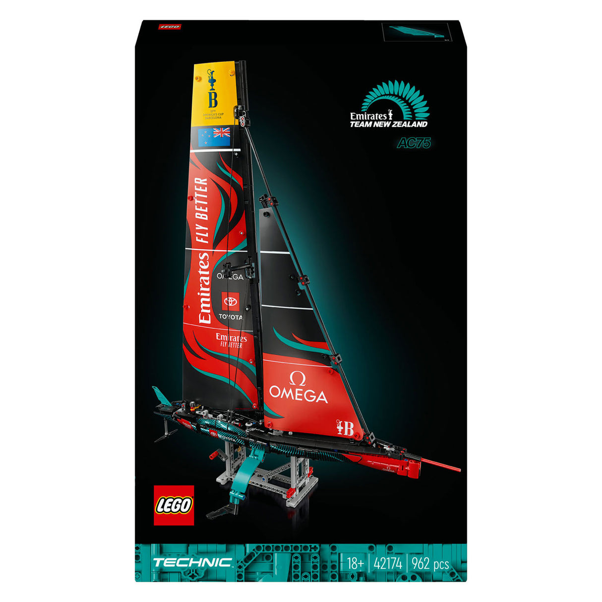 LEGO Technic 42174 Emirates Team Nuova Zelanda AC75 Hunting