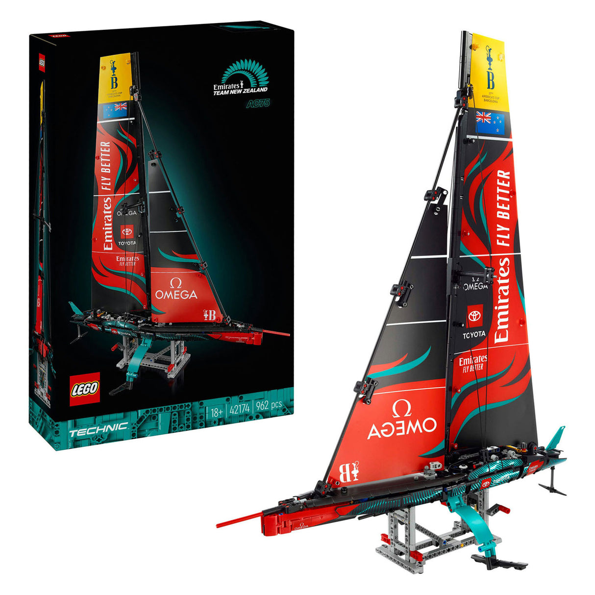 Lego Lego Technic 42174 Emirates Team Zeland AC75 Yacht