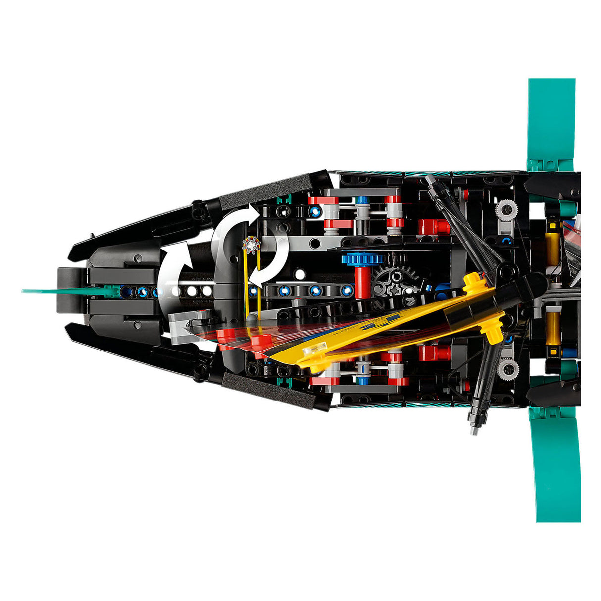 Lego technesch 42174 emriéiert Team Neuseeland AC75 Juegd