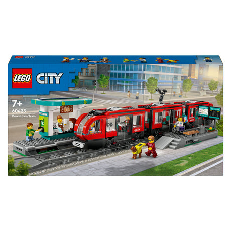 Lego city 60423 tramway et gare