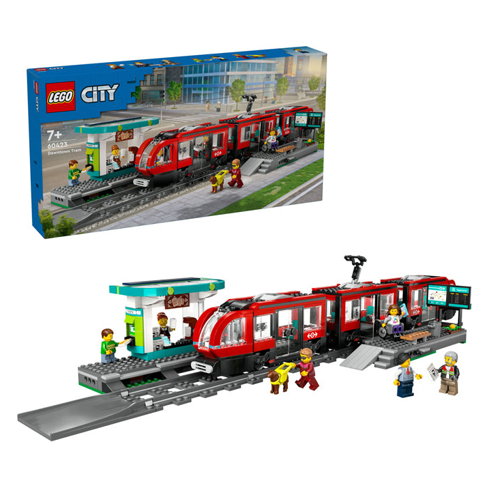 LEGO LEGO CITY 60423 Stadstram and Station