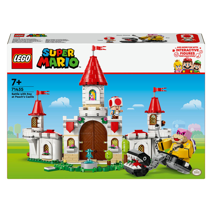 Lego Super Mario 71435 kämpft mat Roy bei Peach 'Schlass