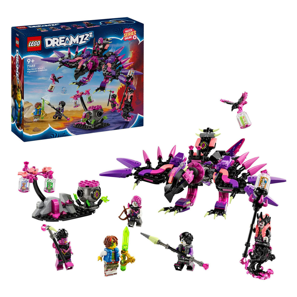 LEGO Dreamzzz 71483 Las pesadillas de la bruja baja