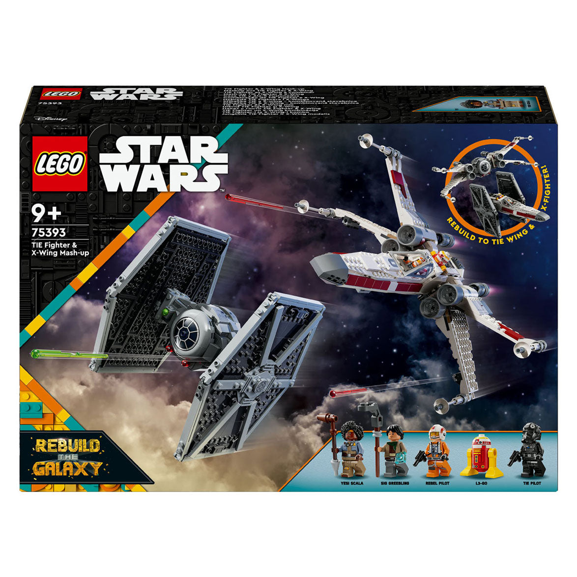 Lego Star Wars 75393 Tie Fighter and X-Wing Combi