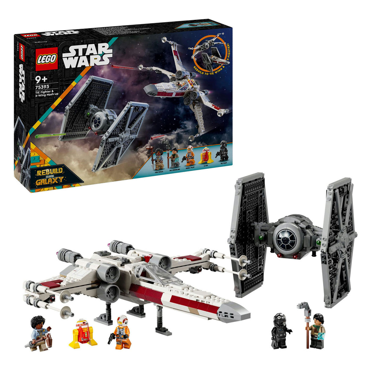 Lego Star Wars 75393 Tie Fighter and X-Wing Combi