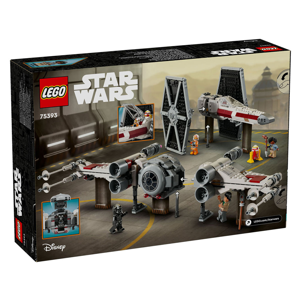 LEGO Star Wars 75393 Tie-Kämpfer und X-Wing Combi