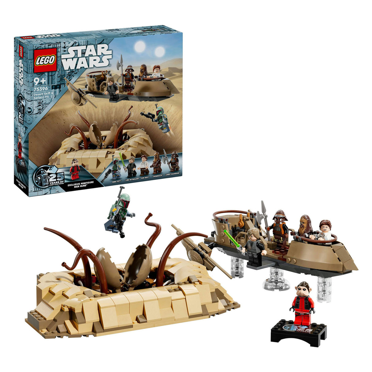 Lego Star Wars 75396 Desert Skiff och Sarlacc-Kuil