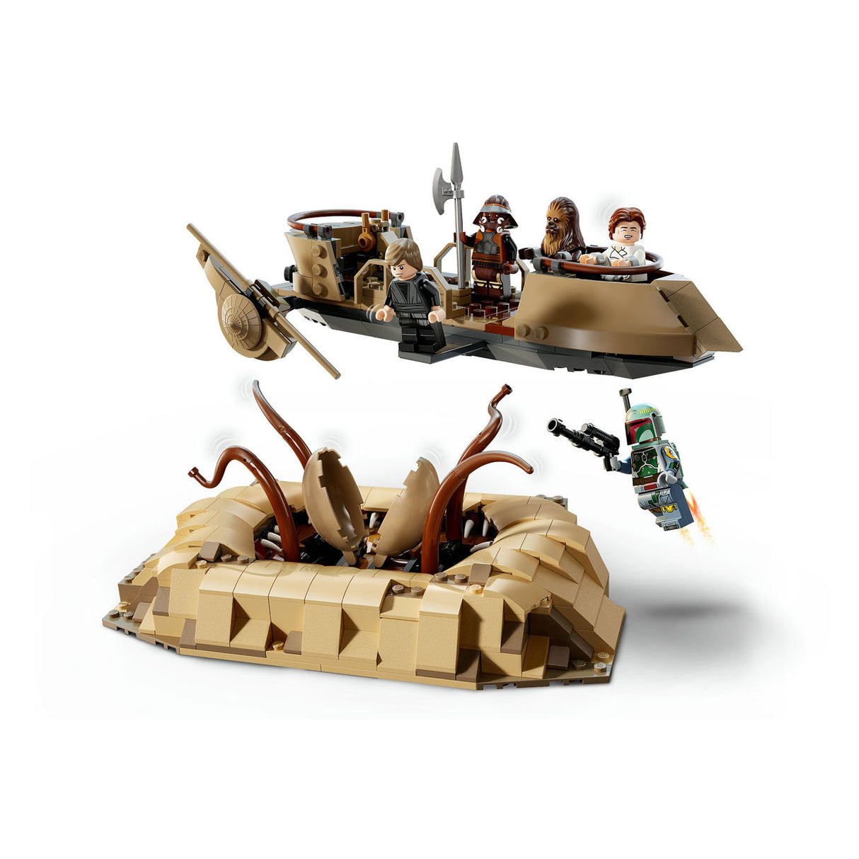 Lego Star Wars 75396 Desert Skiff og Sarlacc-Kuil