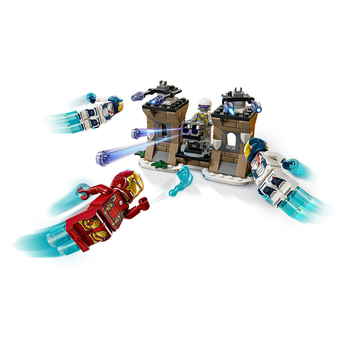 Lego super heros 76288 iron man la légion de fer contre le soldat hydre