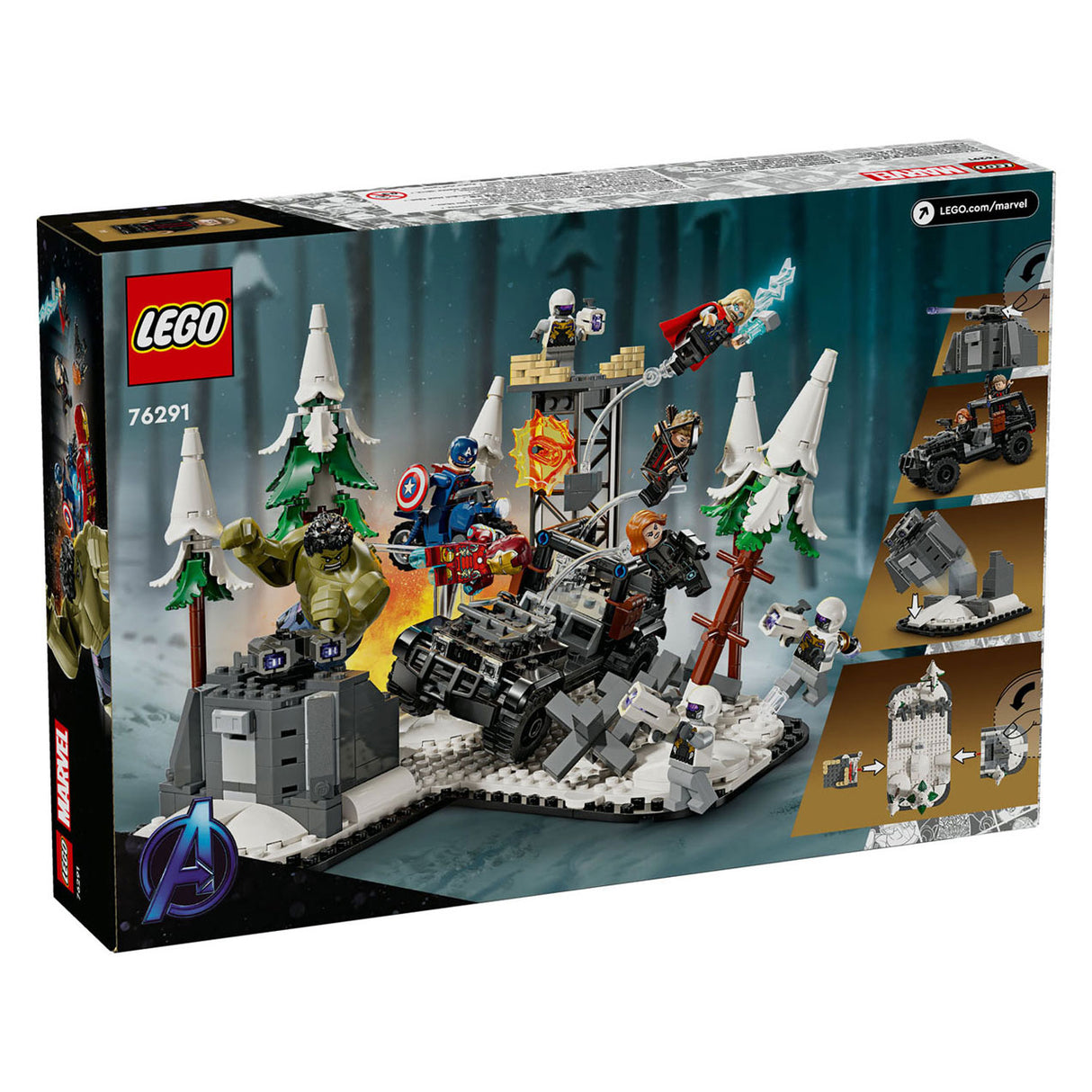 Lego super heros 76291 l'assemblage des vengeurs : l'ère d'Ultron