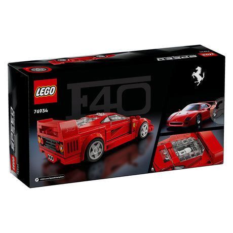 Lego ® champions de vitesse - supercar Ferrari F40 - 76934