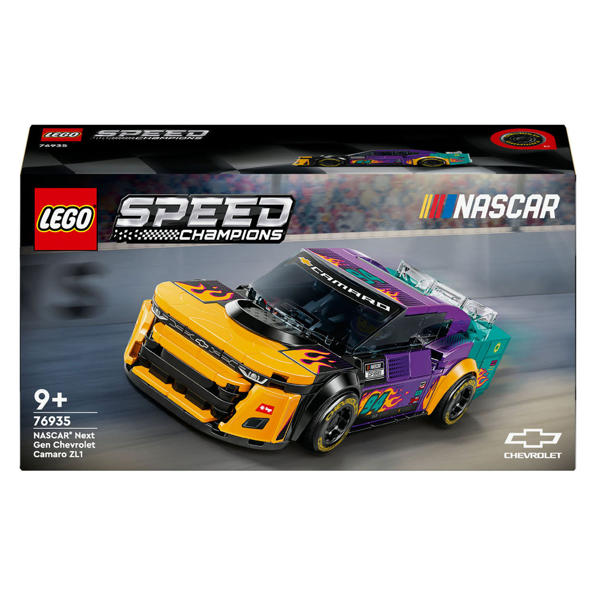 LEGO Speed ​​Champions 76935 NASCAR NOCHE GEN NEISGEN GEN CAMARO ZL1