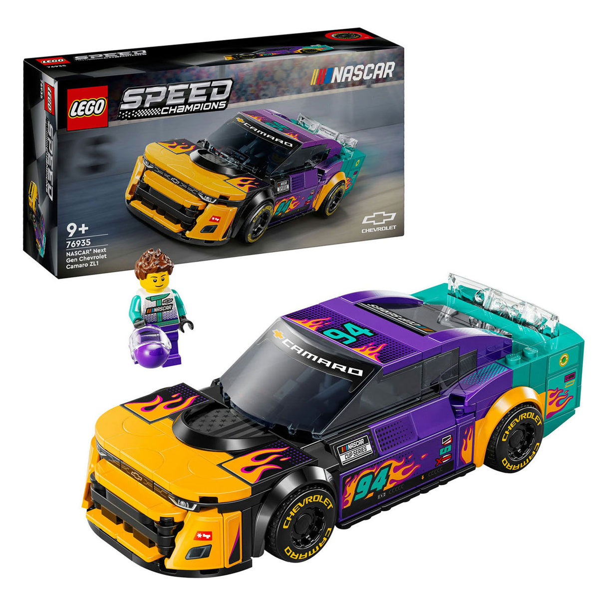 Lego Speed ​​Champions 76935 NASCAR Næste Gen Chevrolet Camaro ZL1