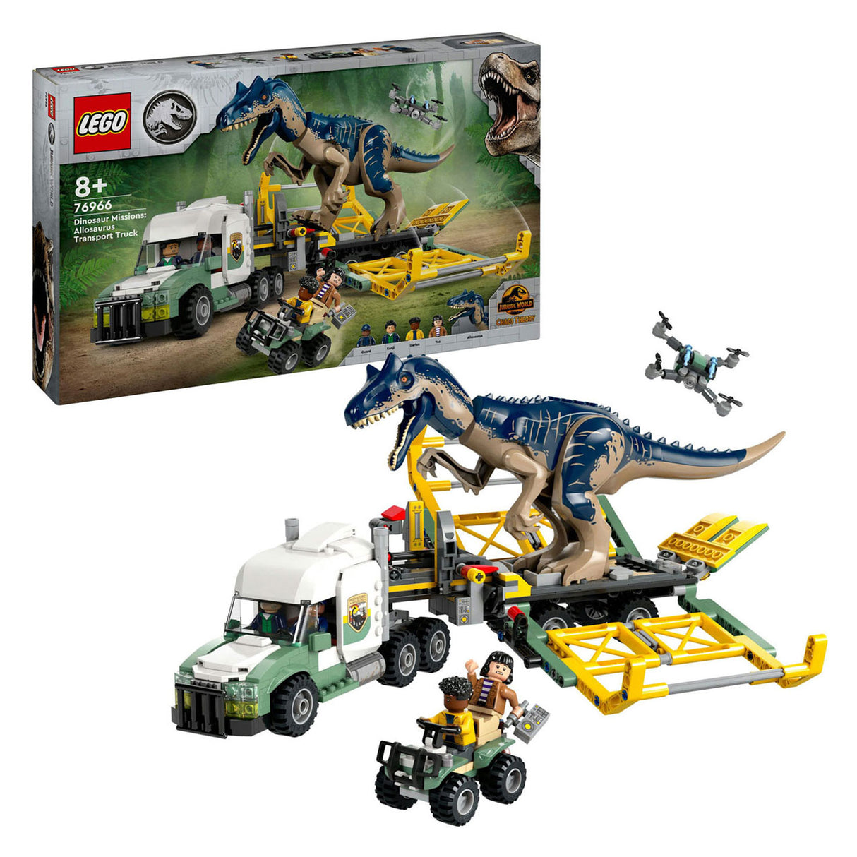 Lego Jurassic World 76966 Dinosaurusmissions: Allosaurus Transporttruck