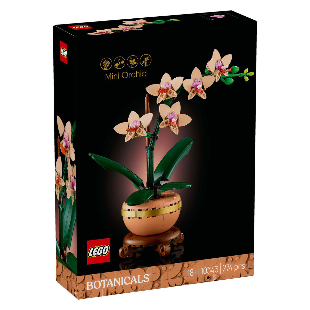 Mini-orchidée Lego Botanicals - 10343
