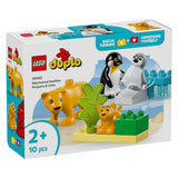 Lego duplo 10442 familles d'animaux sauvages pingouins et lions