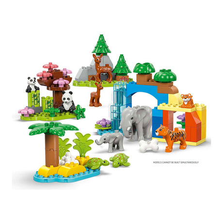Lego duplo town 10446 familles 3 en 1 d'animaux sauvages