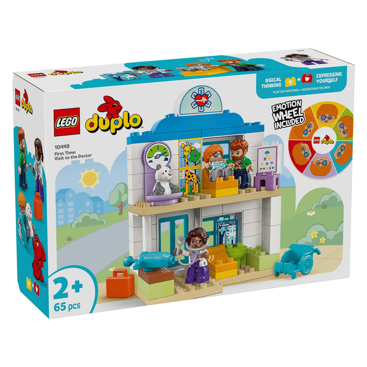 Lego Duplo Stad 10449 fir déi éischte Kéier zum Dokter