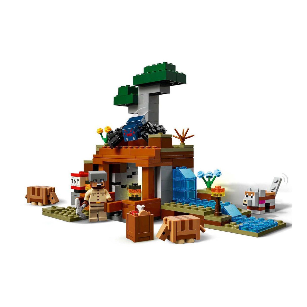 LEGO Minecraft 21269 The Surfs animals at the mine