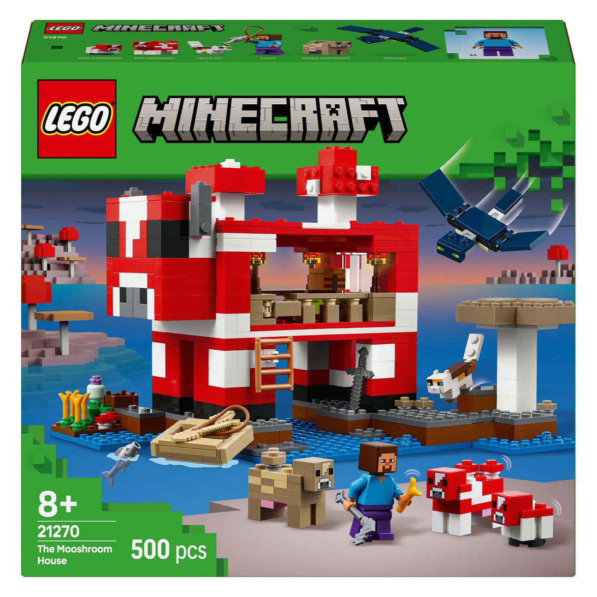 Lego minecraft 21270 la maison des champignons-moos