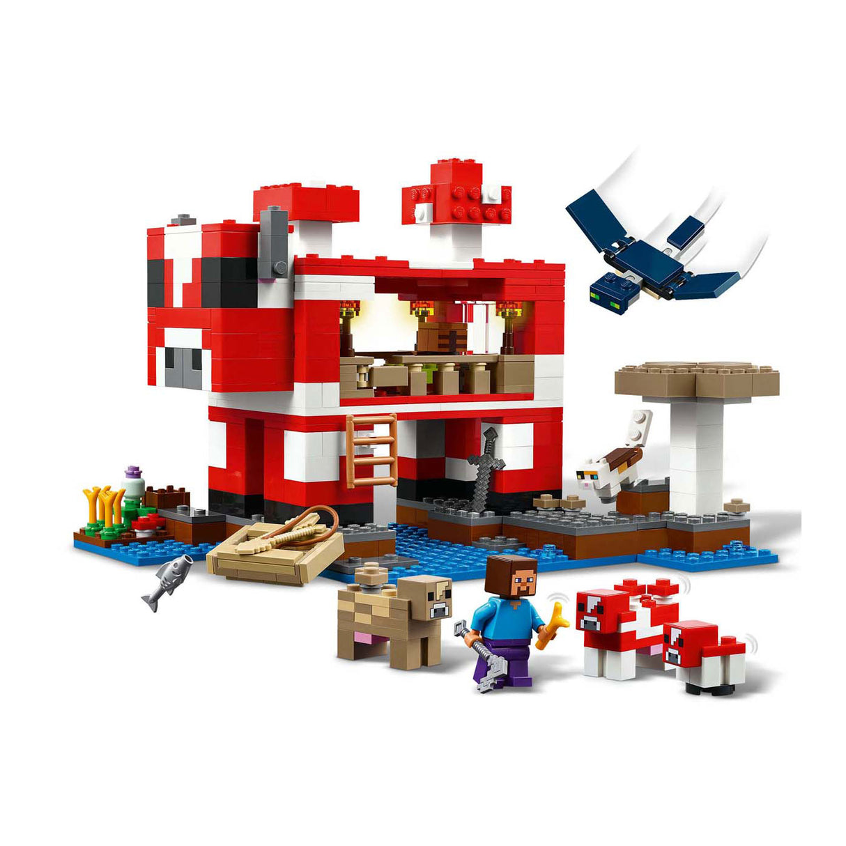 Lego minecraft 21270 la maison des champignons-moos