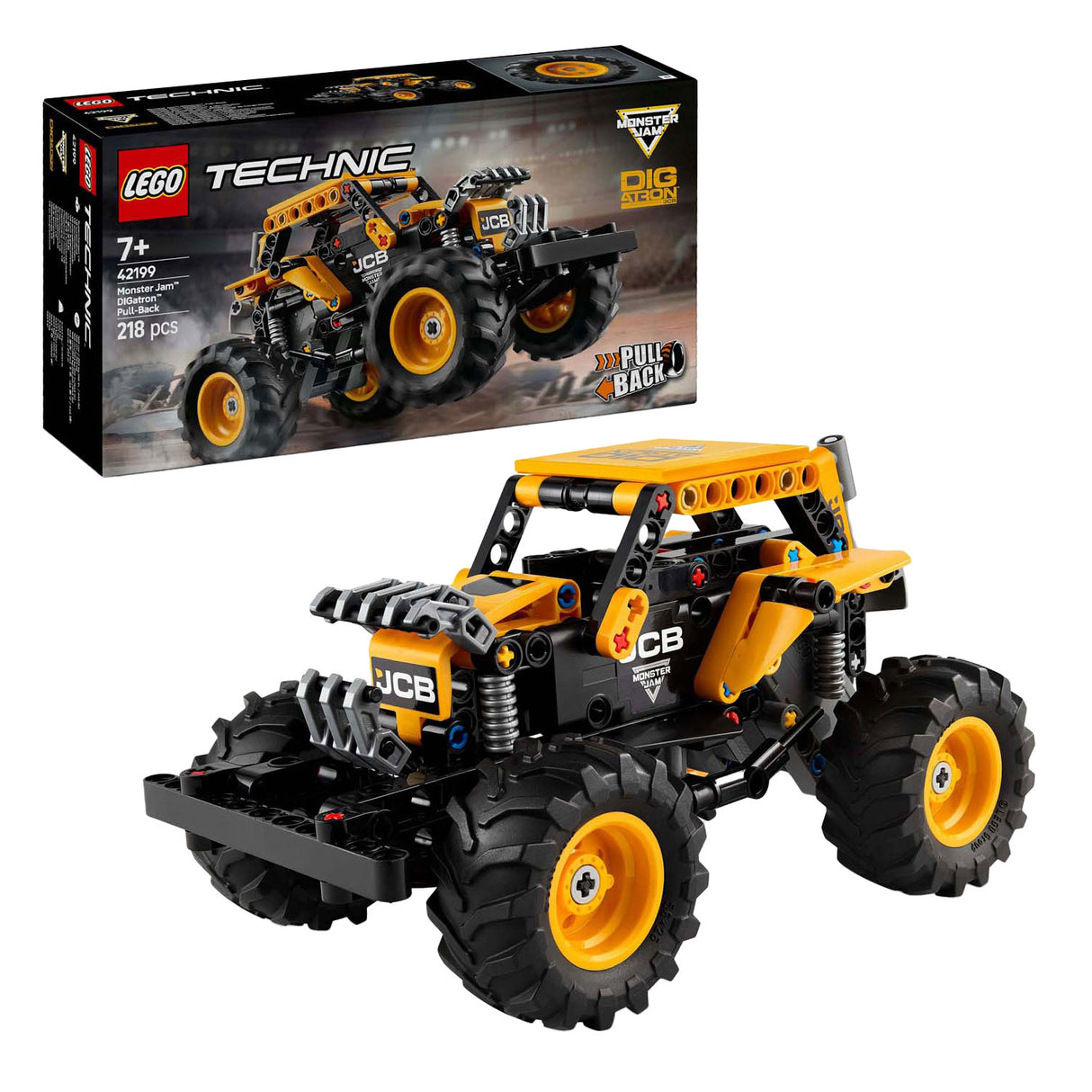 Lego Technik 42199 Monster Jam Digatron Pull zréck