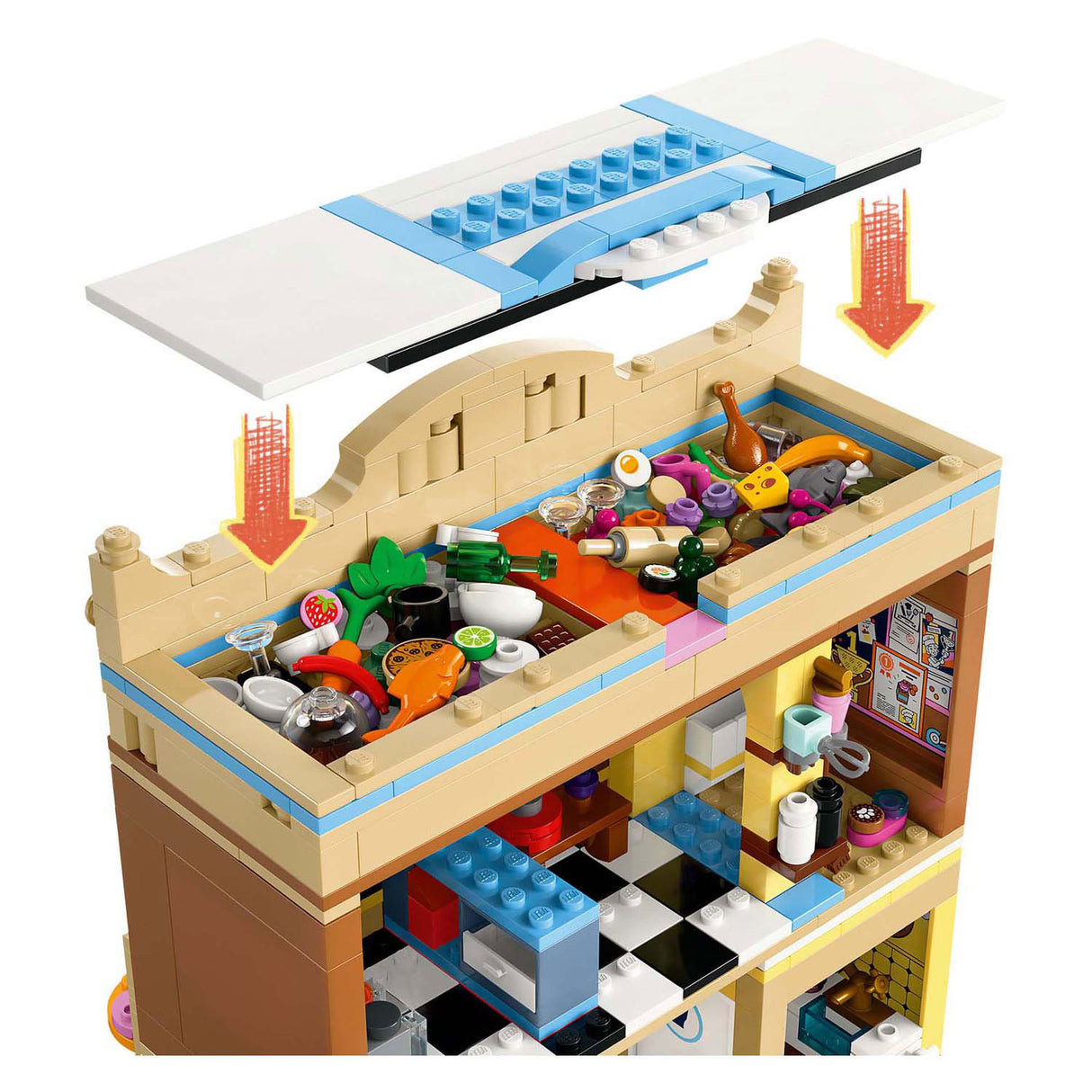 Restaurant et école de cuisine LEGO Friends 42655