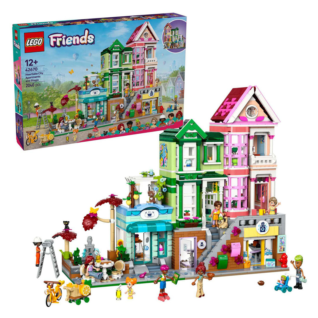 LEGO Friends 42670 CHEARDLAKE CITY APPARTEMENTS ET BOUTIQUES