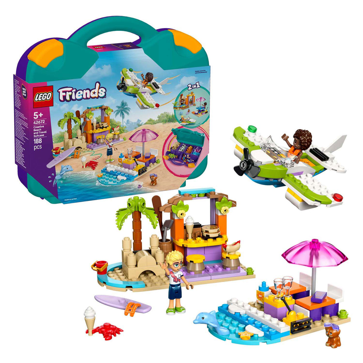 Lego Friends 42672 Creative Beach resväska