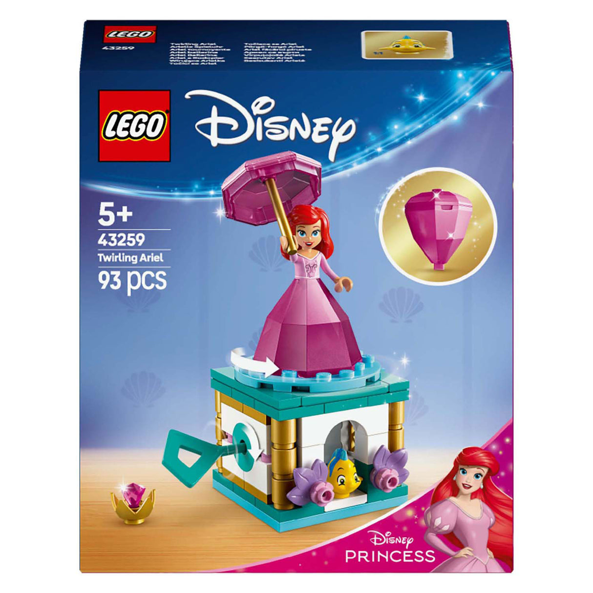 Lego Disney Princess 43259 Rotering Ariel