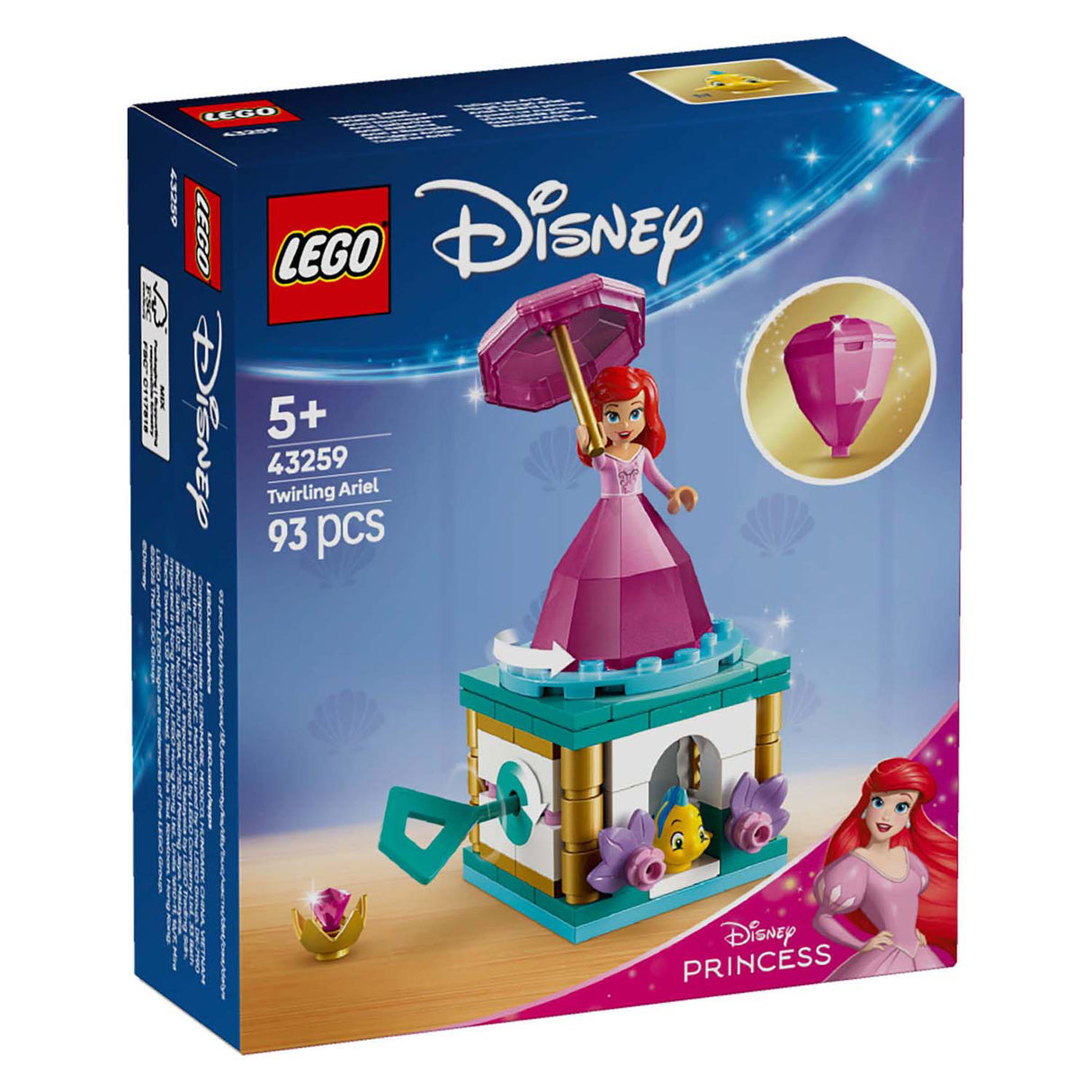 Lego Disney Prinzessin 43259 rotierendes Ariel